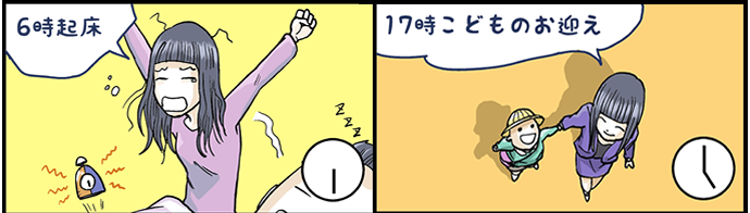 女性起業家（卒業生）の一日